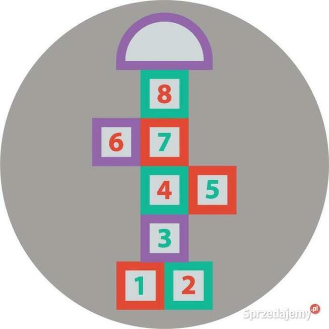 Klasy Kolorowe - gry korytarzowe, naklejki podłogowe,