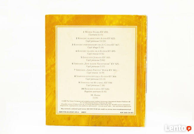 Płyta CD - Dzieła Mozarta
