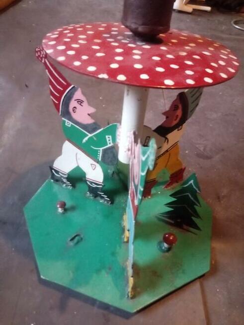 Stojak pod choinkę Mikołaje