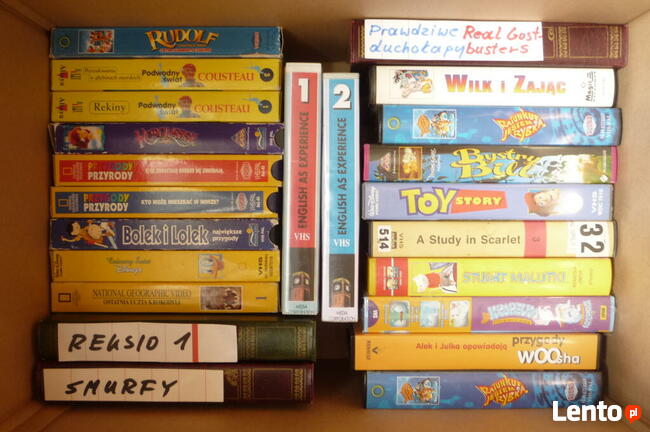 Bajki i inne z lat 70, 80 i 90-tych na kasetach VHS