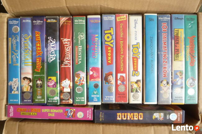 Bajki i inne z lat 70, 80 i 90-tych na kasetach VHS