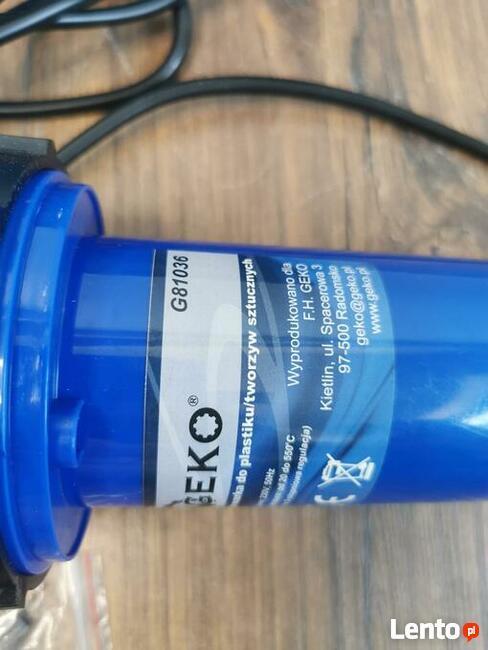 Nowe grzewarki do plastiku tworzyw sztucznych geko 1080W