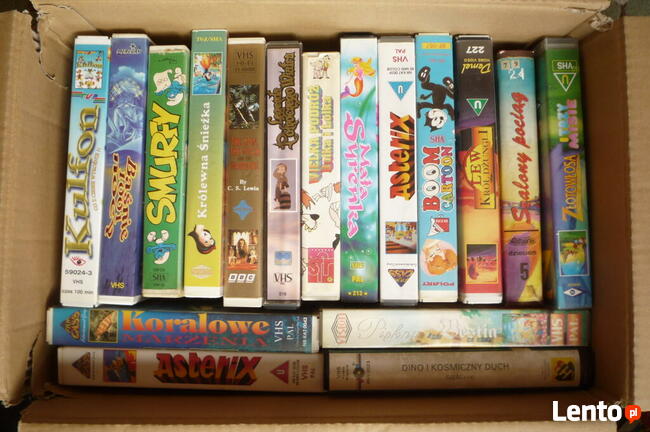 Bajki i inne z lat 70, 80 i 90-tych na kasetach VHS