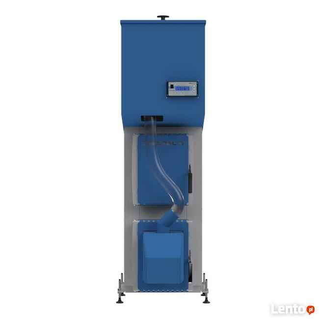 Kocioł, piec do małych pomieszczeń, pellet, podajnik, MONTAŻ