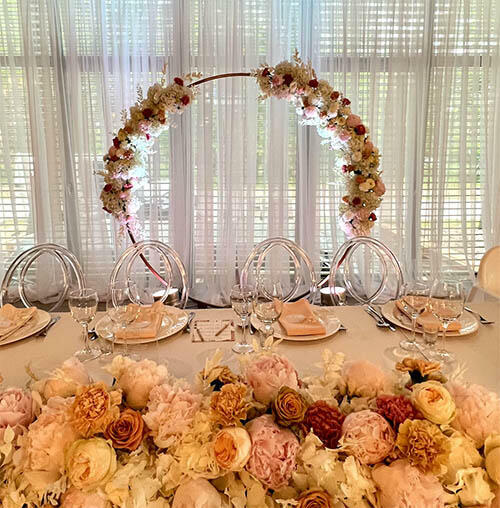 Stelaż metalowy KOŁO wypożyczenie