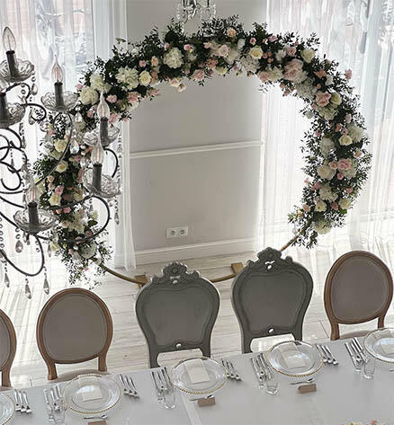 Stelaż metalowy KOŁO wypożyczenie