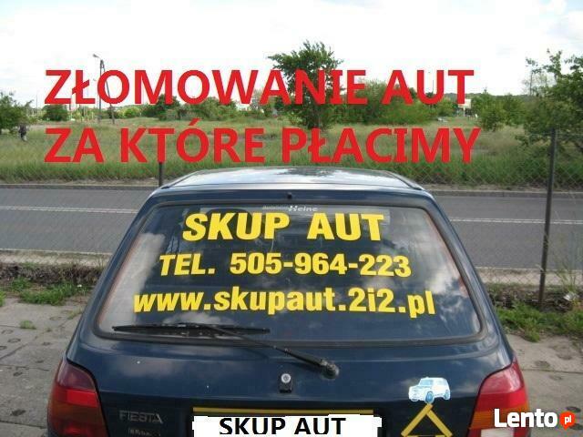 Skup Aut Złomowanie kasacja Skup Aut bardzo dobrych