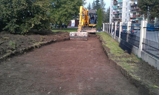 Usługi koparko ładowarką koparką wywrotką mini dźwig