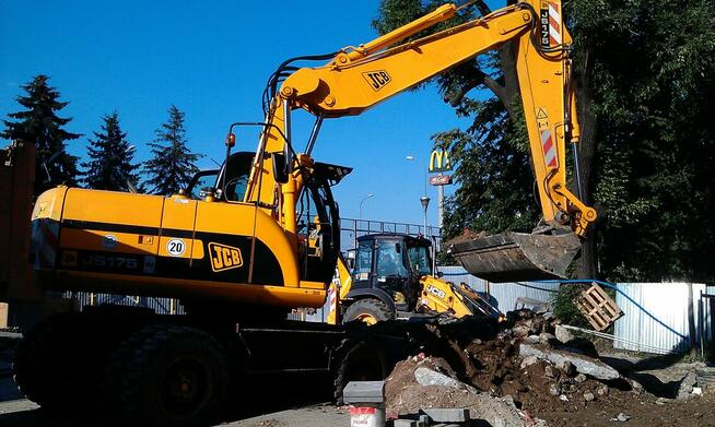 Usługi koparko ładowarką koparką wywrotką mini dźwig