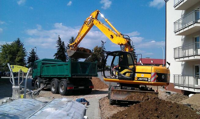 Usługi koparko ładowarką koparką wywrotką mini dźwig