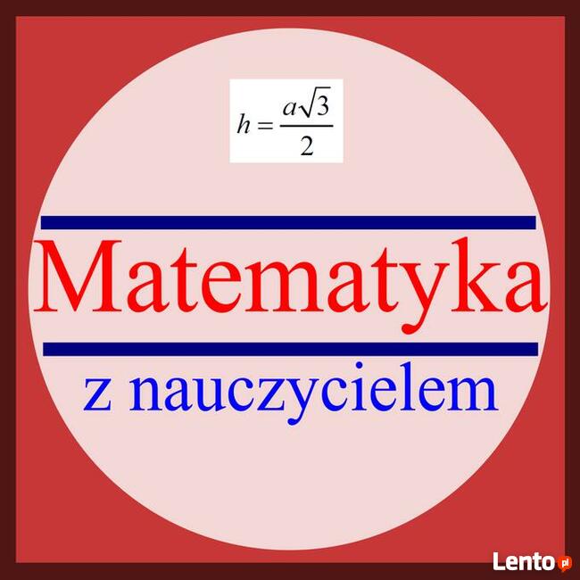 Matematyka skutecznie z nauczycielem (dojazd/online)