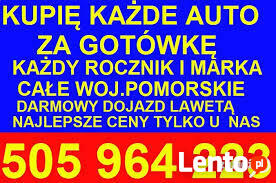 Skup Aut Złomowanie kasacja Skup Aut bardzo dobrych