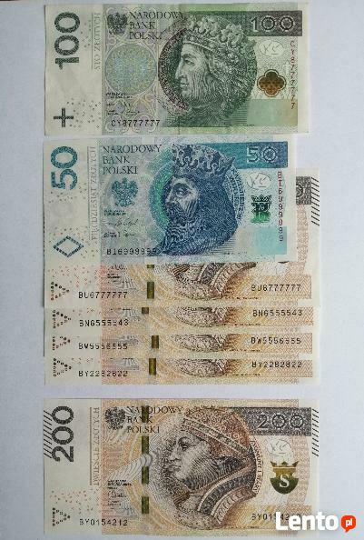 Banknot UNC /RADAR /PRZESUNIĘCIE DRUKU / Kod Tesli 369