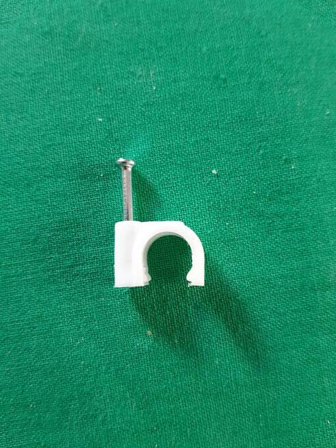 Uchwyty kablowe białe-szare 7-11 mm 20 sztuk.