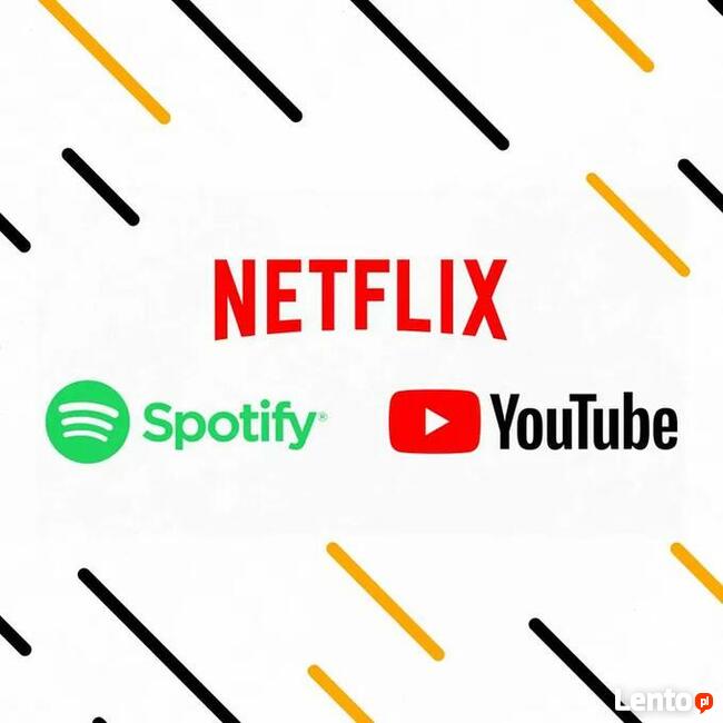 NETFLIX Spotify HBO Max Disney Plus + Tidal Viaplay Youtube