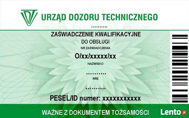 Kurs na podesty (zwyżki) UDT 14.11.2025