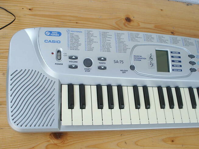 Keyboard dla dzieci Casio SA-75