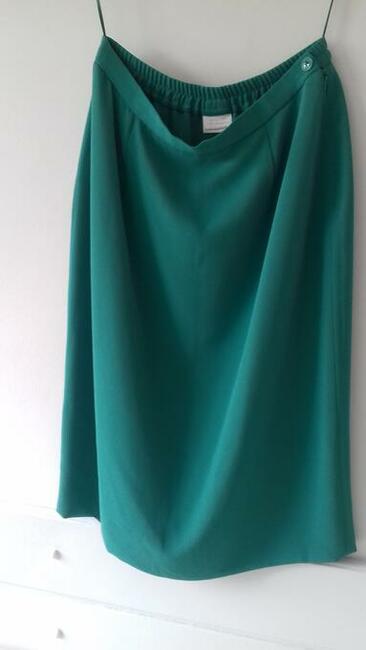 Spódnica zielona do kolan, do sprzedania