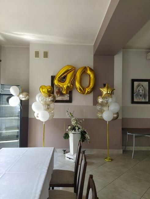 Stojaki balonowe, dekoracje balonowe