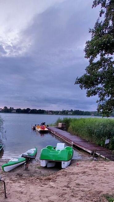 Domek nad J.Głuszyńskim pomost, kajak, rowerek wodny