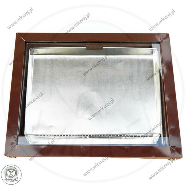 Duża Topiarka Słoneczna do Wosku Nierdzewna taca na wosk 2R