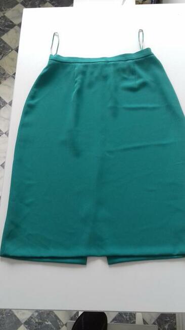 Spódnica zielona do kolan, do sprzedania