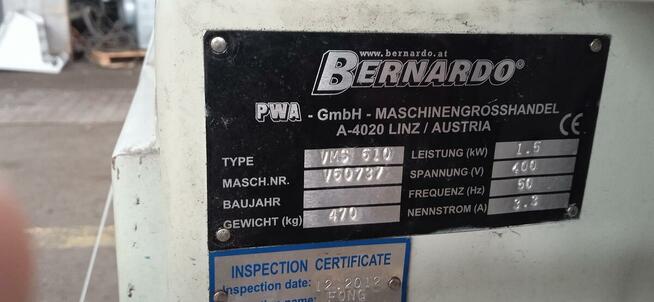 Pionowa przecinarka taśmowa BERNARDO VMS 610