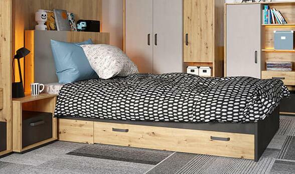Stylowe, wygodne i praktyczne łóżko jednoosobowe