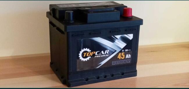 Akumulator TopCar 45Ah 360A Sosnowiec Montaż