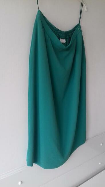 Spódnica zielona do kolan, do sprzedania