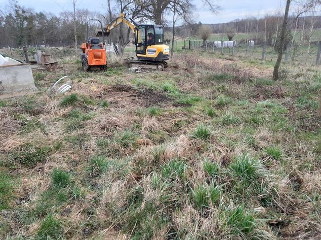 Usługa Minikoparką