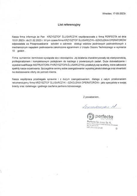 Kursy na wózki widłowe Oława – egzamin UDT w cenie