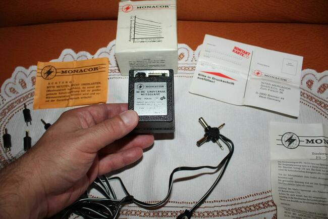 Ładowarka zasilacz Monacor PS-70GS Germany