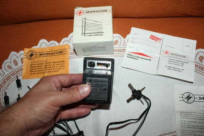 Ładowarka zasilacz Monacor PS-70GS Germany