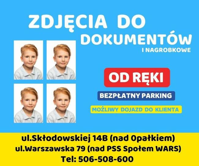 Zdjęcia do dokumentów dowodu paszportu Białystok biometryczn