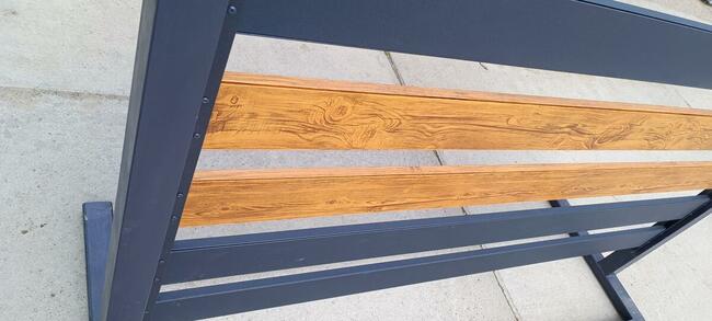 Przęsło ogrodzeniowe panelowe deski stalowe lamele profil