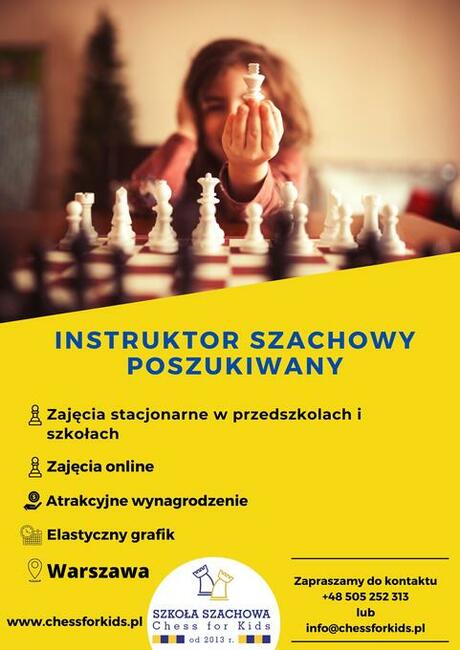 Instruktor/trener szachowy poszukiwany
