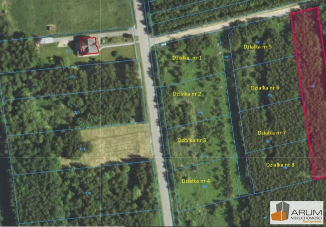 Działka budowlana Łochynia gm. Mykanów