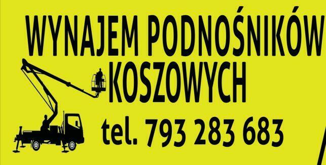 Podnośnik koszowy Zwyżka Żyrardów Mszczonów Wiskitki