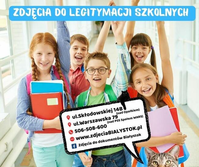 Zdjęcia do dokumentów dowodu paszportu Białystok biometryczn