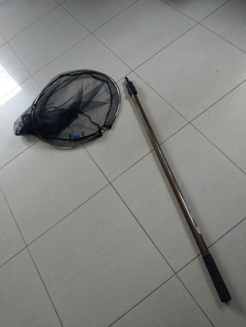 Podbierak metalowy 330cm składany kosz