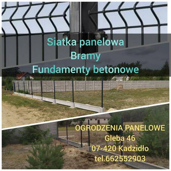 Ogrodzenia panelowe, bramy Kadzidło, Baranowo, Ostrołeka