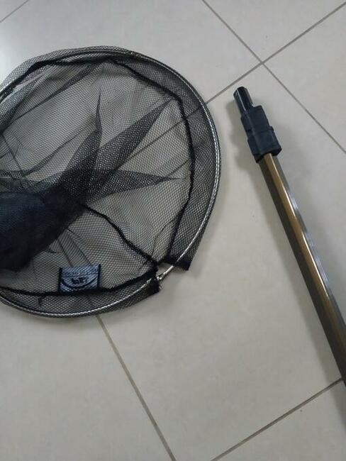 Podbierak metalowy 330cm składany kosz