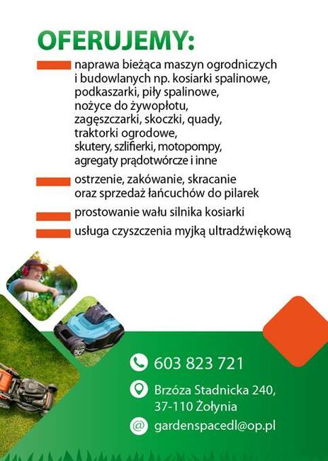 Serwis Maszyn ogrodniczych i budowlanych