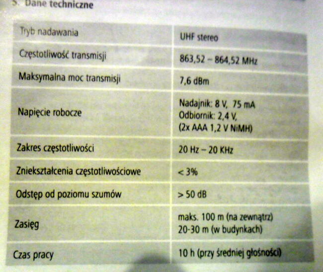 słuchawki thomson whp3203d 1 para