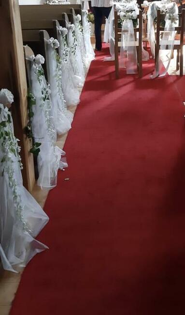 Śliczna dekoracja ślubna z gratisem