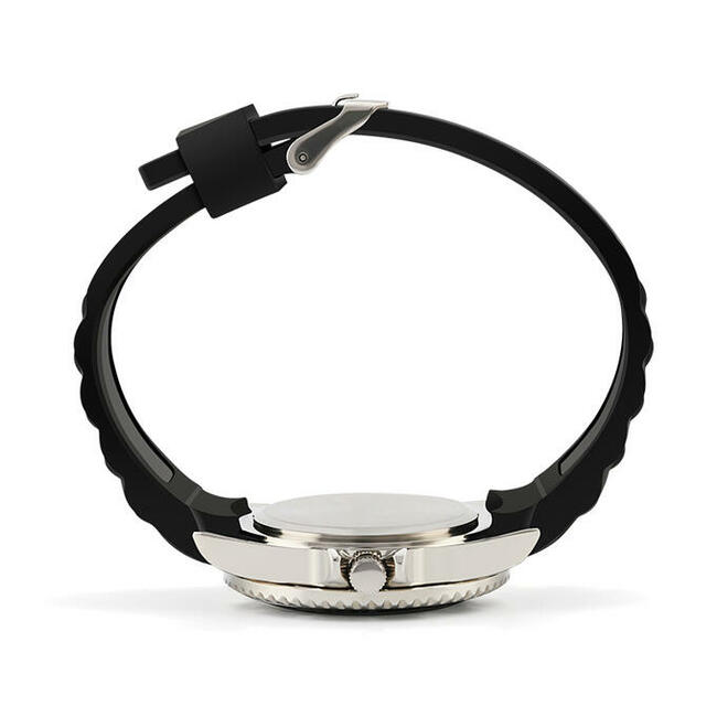 Zegarek męski czarny sportowy kwarcowy z mechanizmem Seiko