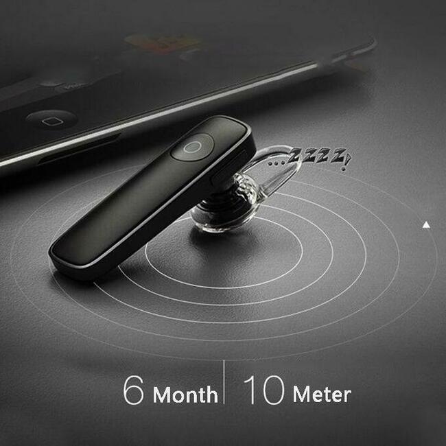 Nowa Słuchawka Douszna Pojedyncza Bluetooth 4.0, 5.1.Bezprze