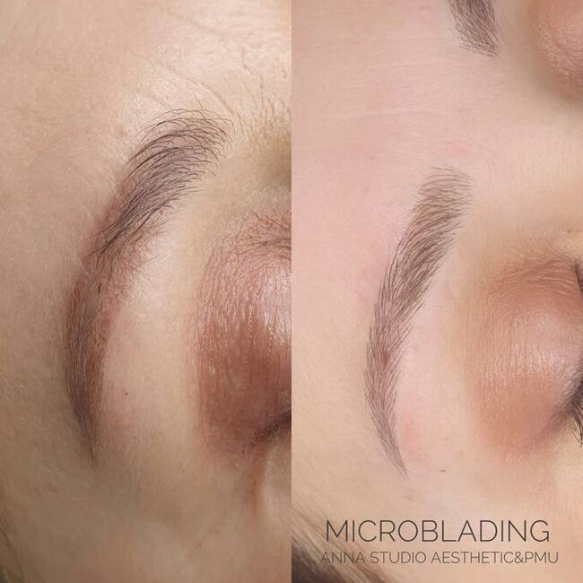 Microblading makijaż permanentny brwi