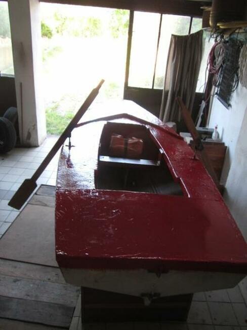 Łódź Żaglówka łódka wędkarska rekreacyjna Kadet